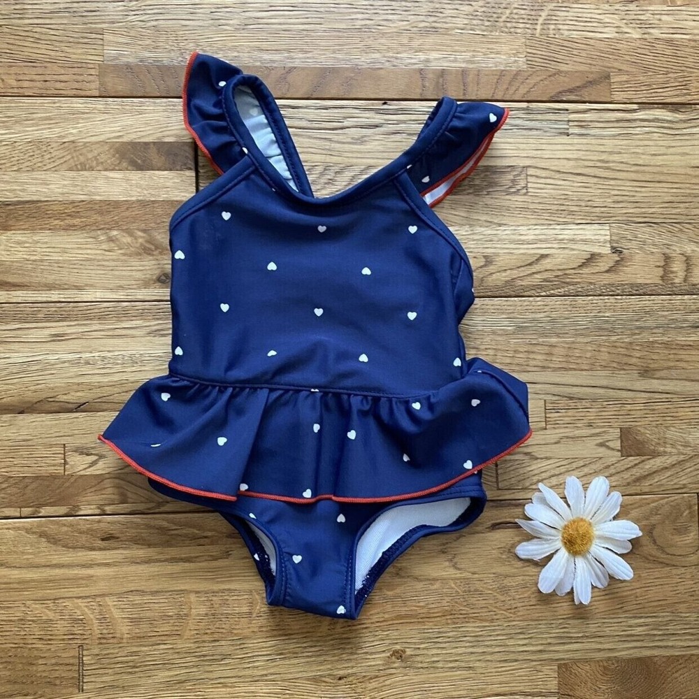 Carters Red White And Blue One Piece Swimsuit Size 3mo